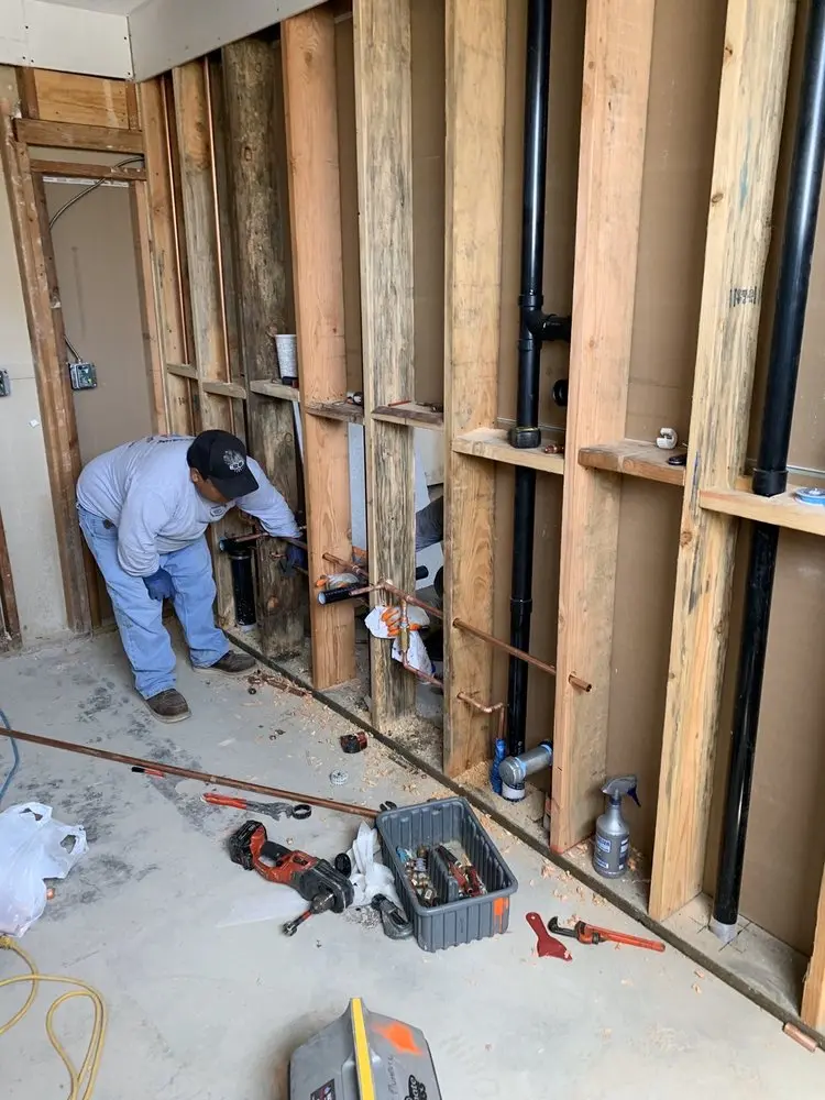 Commercial rough-in plumbing for Gas Line Repair in Boiling Springs